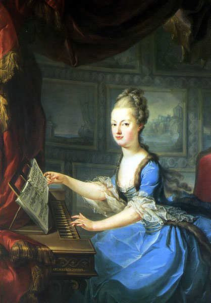 Marie-Antoinette clavecin